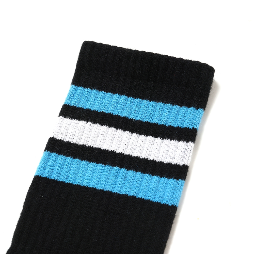 CHALLENGER/LINE SOCKS（BLACK）［ラインソックス-25春夏］ - JONAS