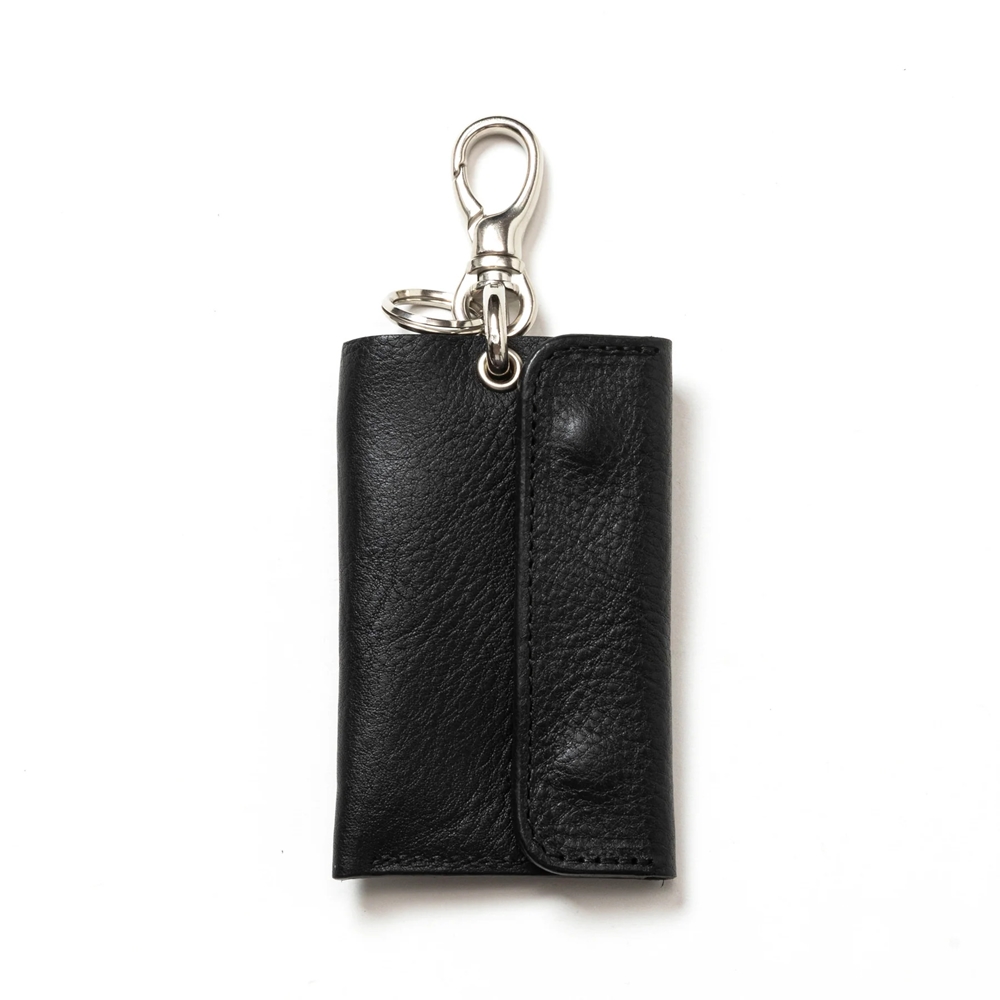 CALEE/STUDS LEATHER KEY CASE（BLACK）［キーケース-24秋冬］ - JONAS