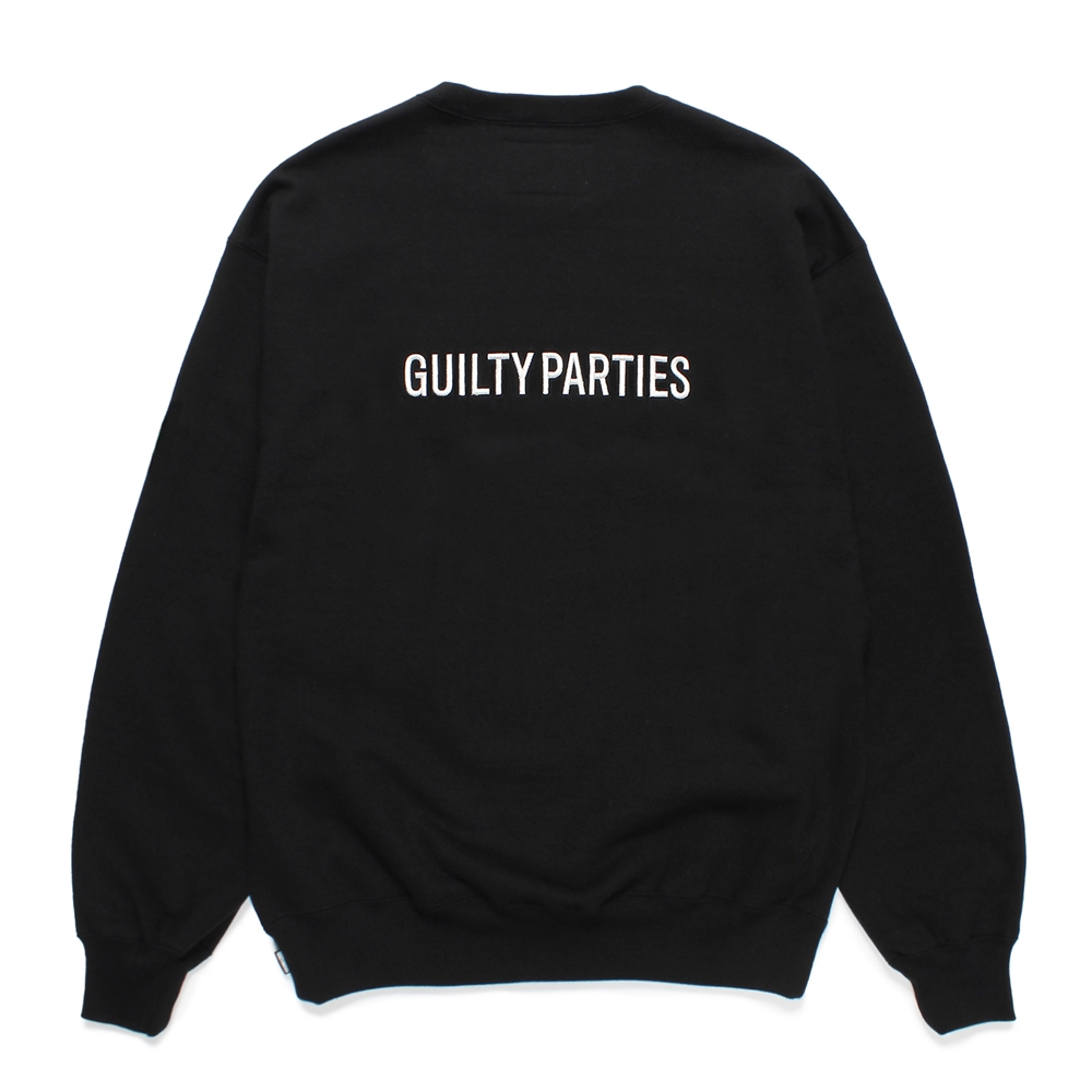 WACKO MARIA/HEAVY WEIGHT CREW NECK SWEAT SHIRT（BLACK）［クルー