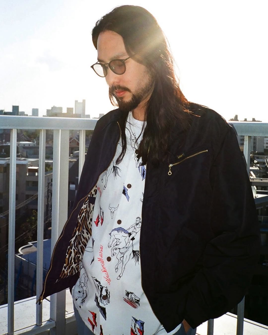 WACKO MARIA/LEE / NYLON 91-B JACKET（BLACK）［ナイロン91-B JKT-25