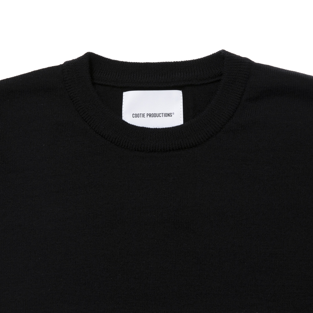 COOTIE PRODUCTIONS/Intarsia Crew Sweater（Black）［インターシャ