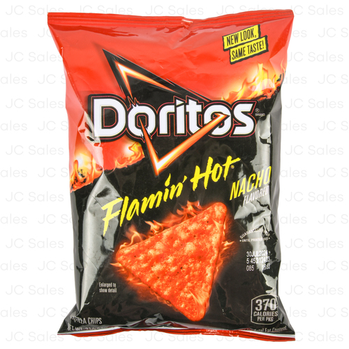 FRITO LAY XVL DORITOS FLAMIN HOT NACHO 2.5 OZ - JC Sales