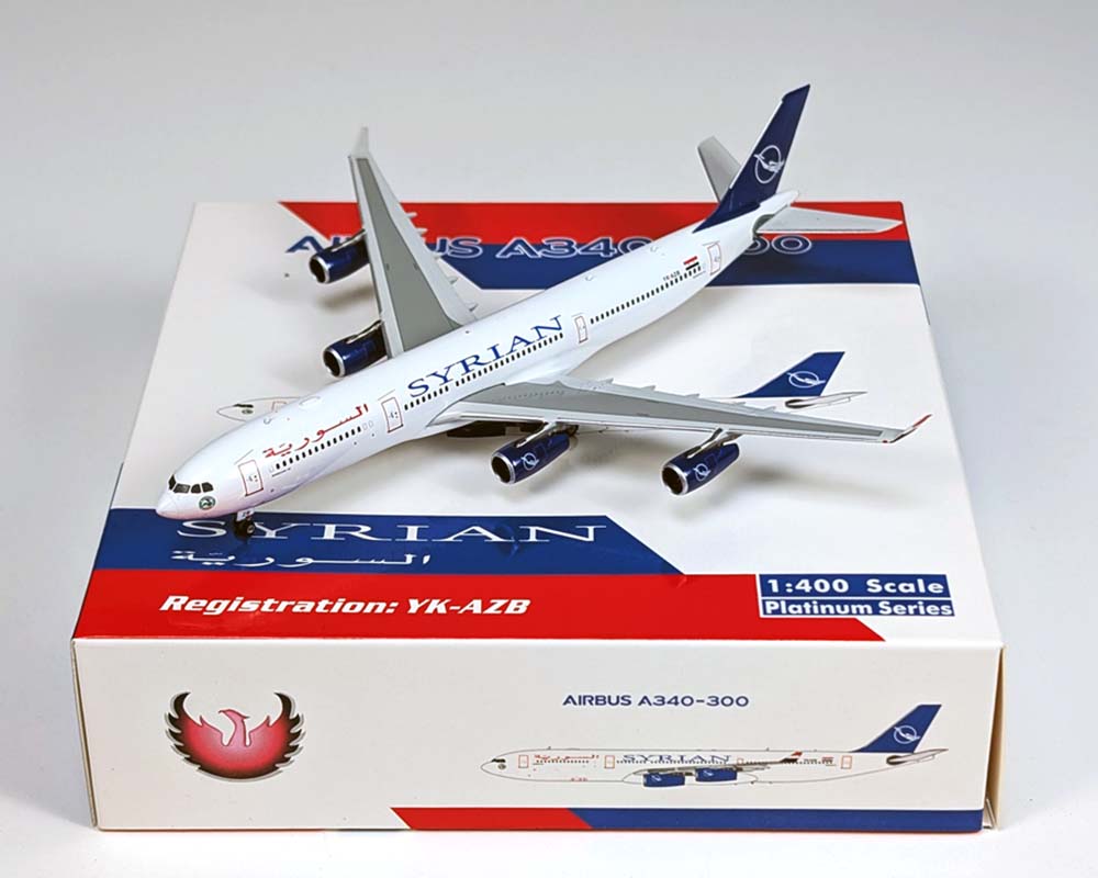 www.JetCollector.com: Syrian Air A340-300 YK-AZB 1:400 Scale