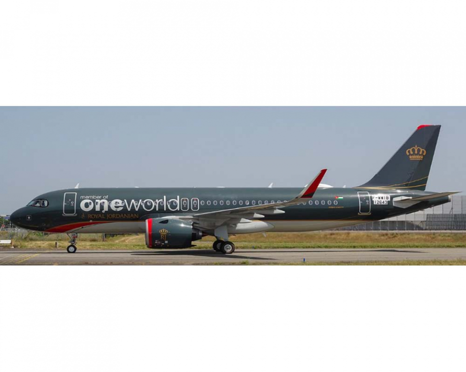 www.JetCollector.com: Royal Jordanian A320neo Oneworld JY-RAK 1