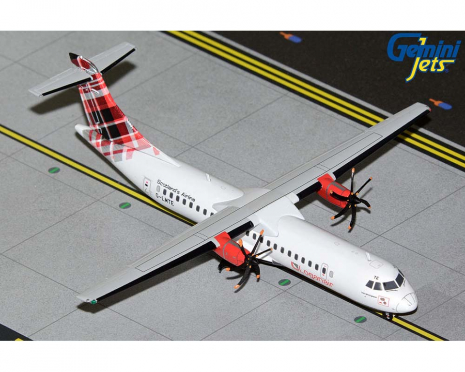 www.JetCollector.com: Loganair ATR 72-600 red livery G-LMTE 1:200