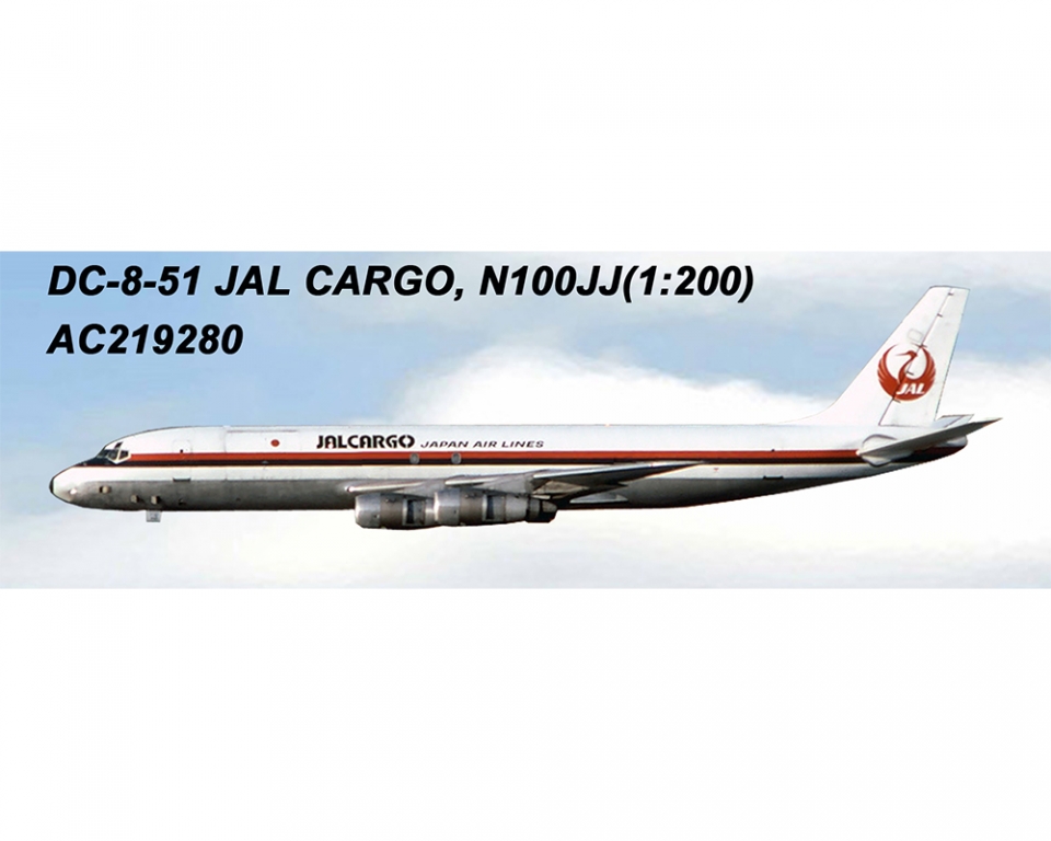 www.JetCollector.com: JAL Cargo DC-8-50 N100JJ 1:200 Scale