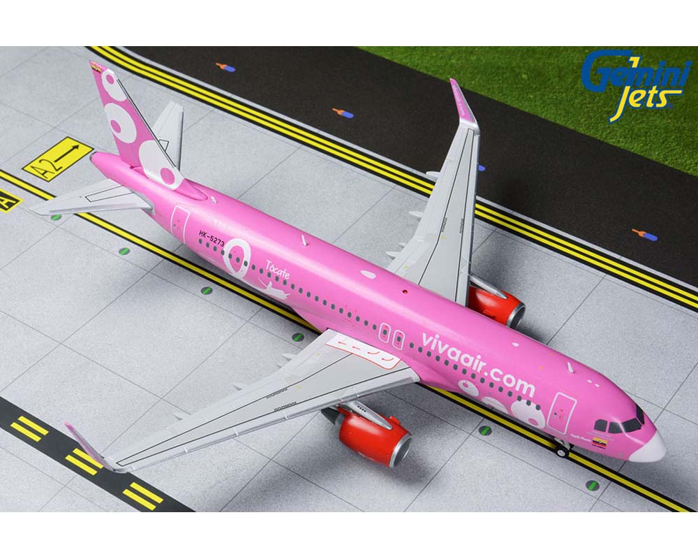 www.JetCollector.com: Viva Air A320 PINK LIVERY HK-5273 1:200