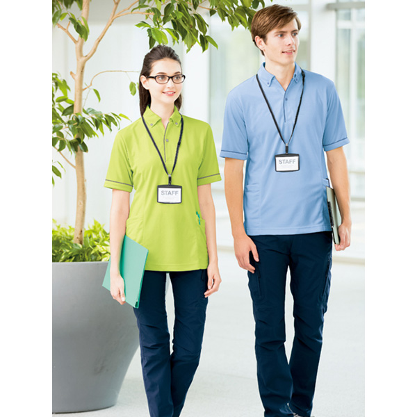 AZ-7668】 サイドポケット半袖ポロシャツ(ボタンダウン) | オリジナルT