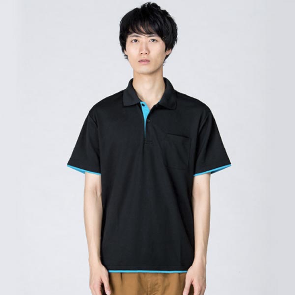339-AYP】 4.4オンス ドライレイヤードポロシャツ(ポケット付