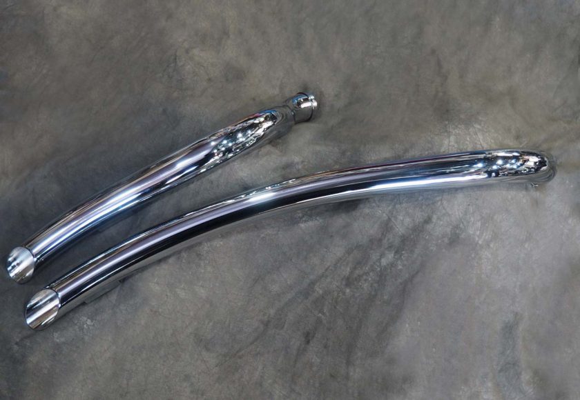 2インチベントドラッグパイプ（クローム） | JEWEL Machines