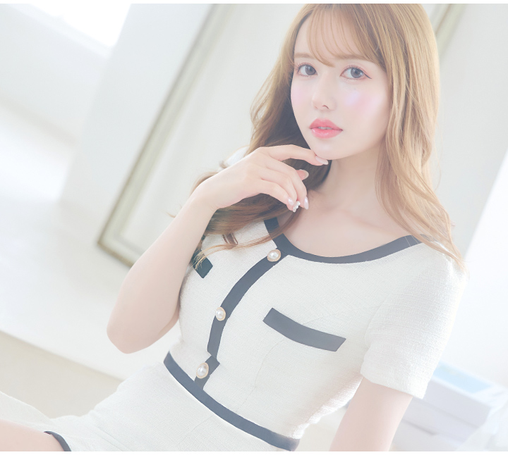 新サイズ登場!セットアップマーメイドスカートドレス/ツイード/バイ