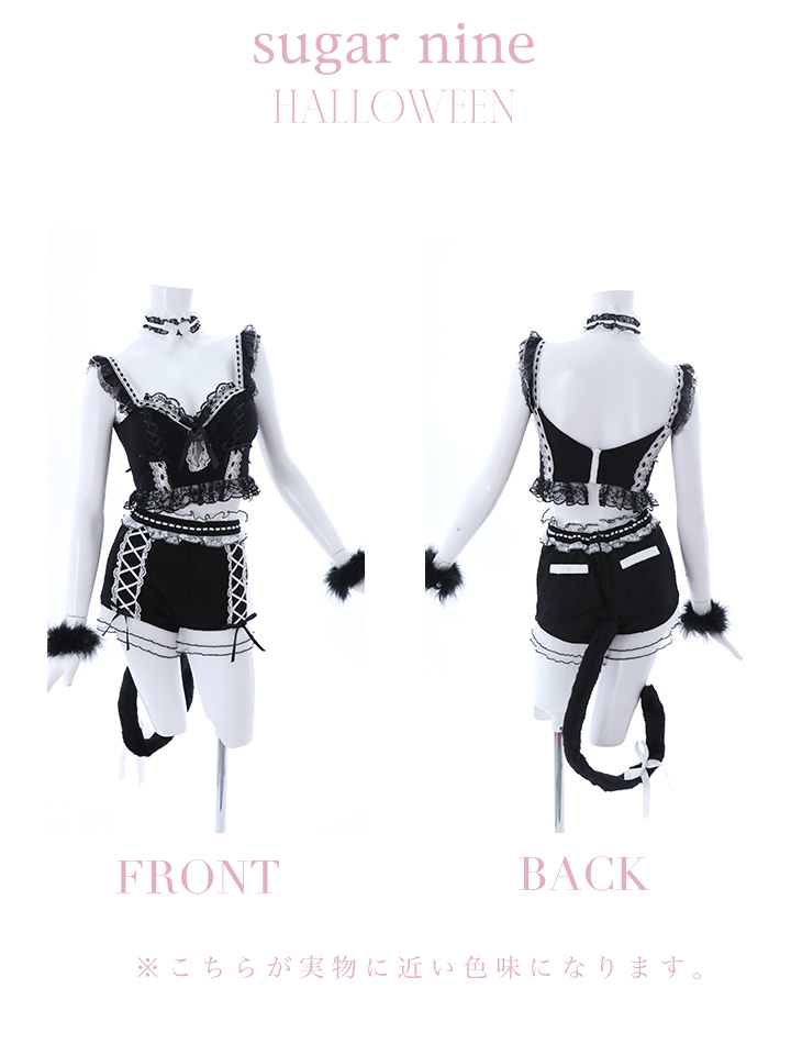 マリームーンコラボ】 セクシーレースキャット【ハロウィンコスプレ6点