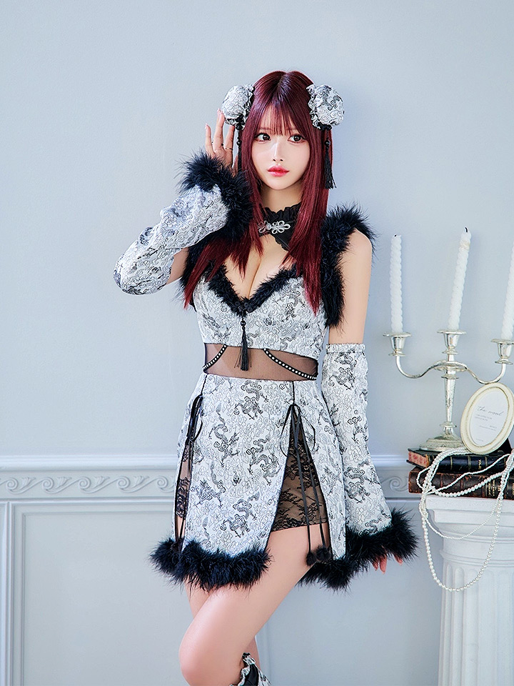 即日発送】【ハロウィン】【桜咲乃愛コラボ】チャイナオールインワン