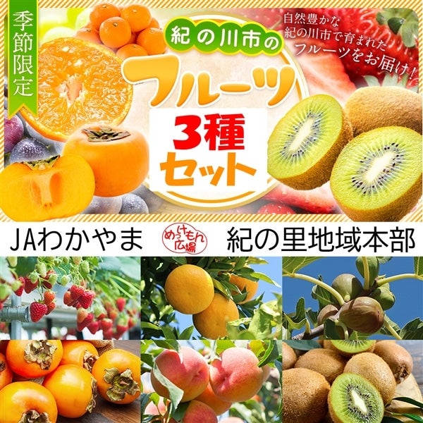 ご家庭用】【果物セット】めっけもん広場 旬のフルーツ詰め合わせ【3種