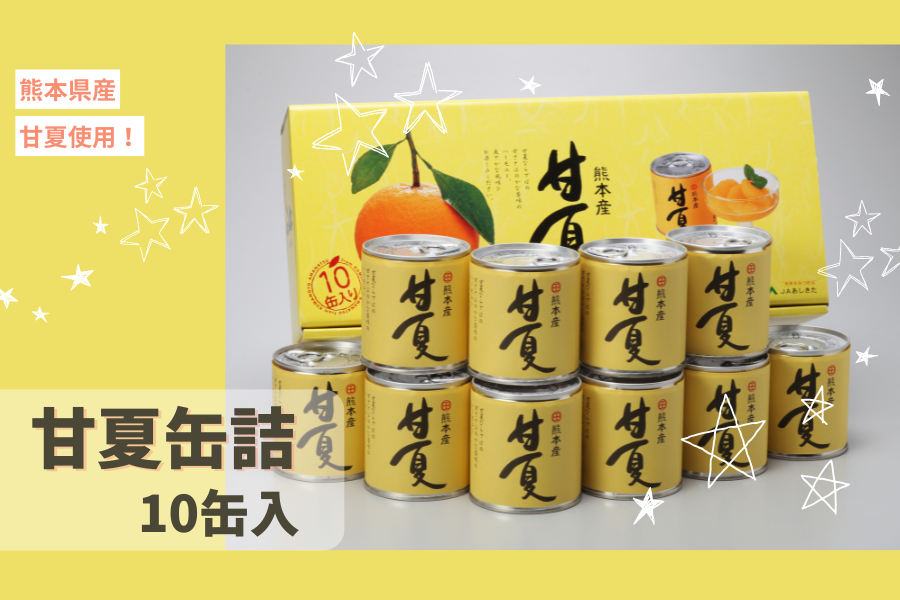 あしきた甘夏缶詰（10缶）: you+youくまもと 農畜産物市場|【JA