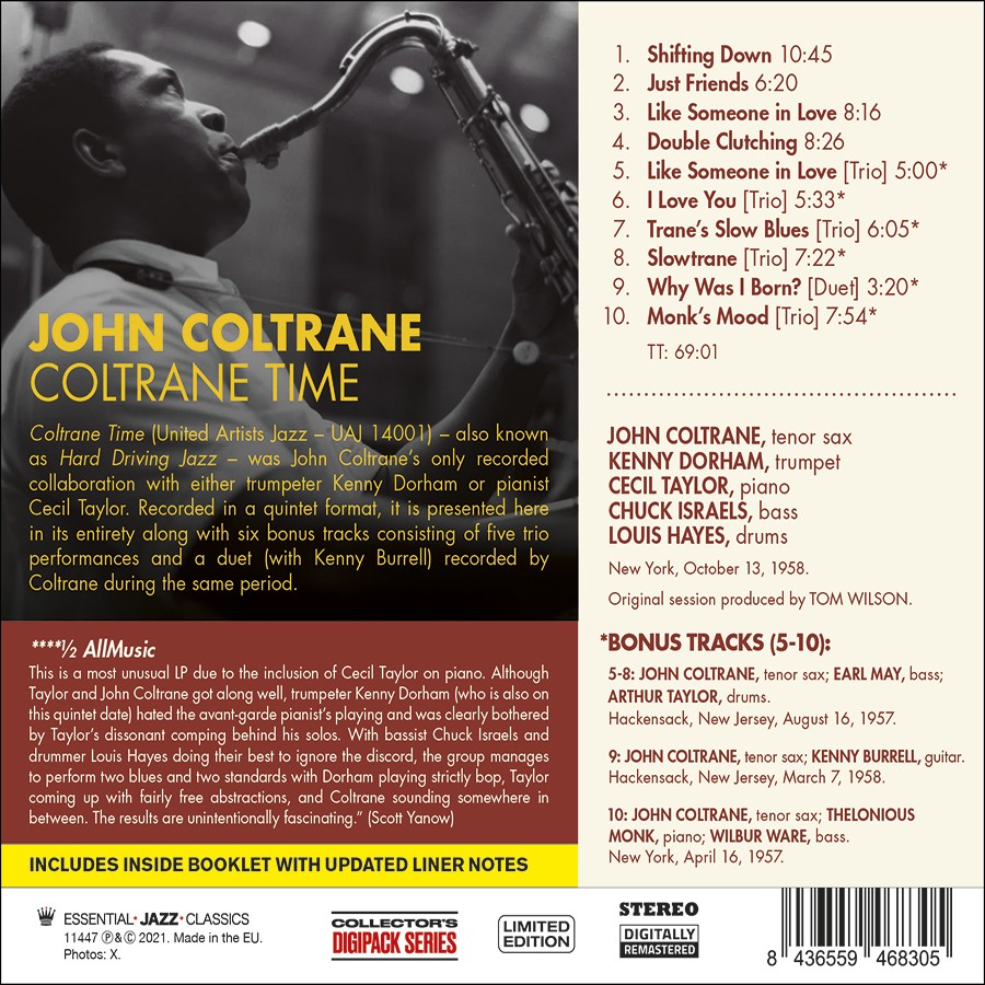 John Coltrane - Coltrane Time - CD | JazzMessengers
