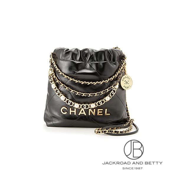 CHANEL 22 Mini Handbag, Black [AS3980 B17401 94305] CHANEL 22 Mini