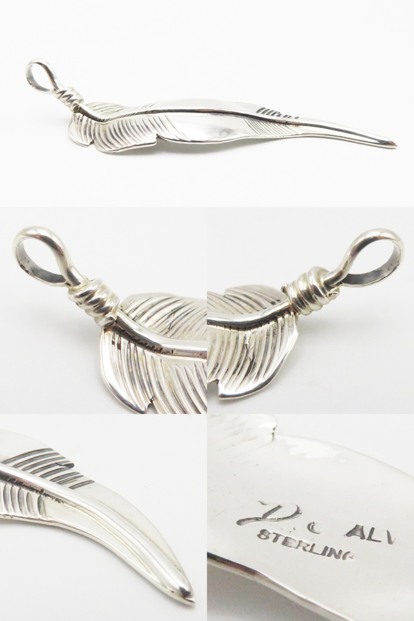 INDIAN JEWELRY ナバホ族|フェザー|ペンダントトップ『Navajo Feather