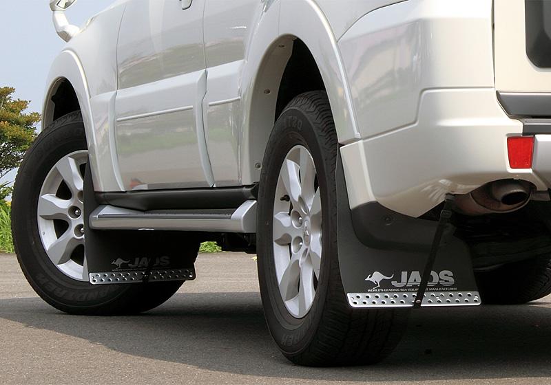 JAOS マッドガードⅢ フロントセット ブラック パジェロ V80/90系