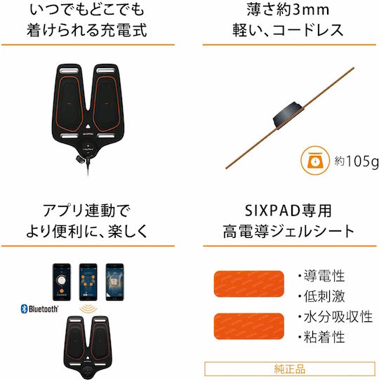 SixPad Leg Belt Training Gear | Japan Trend Shop