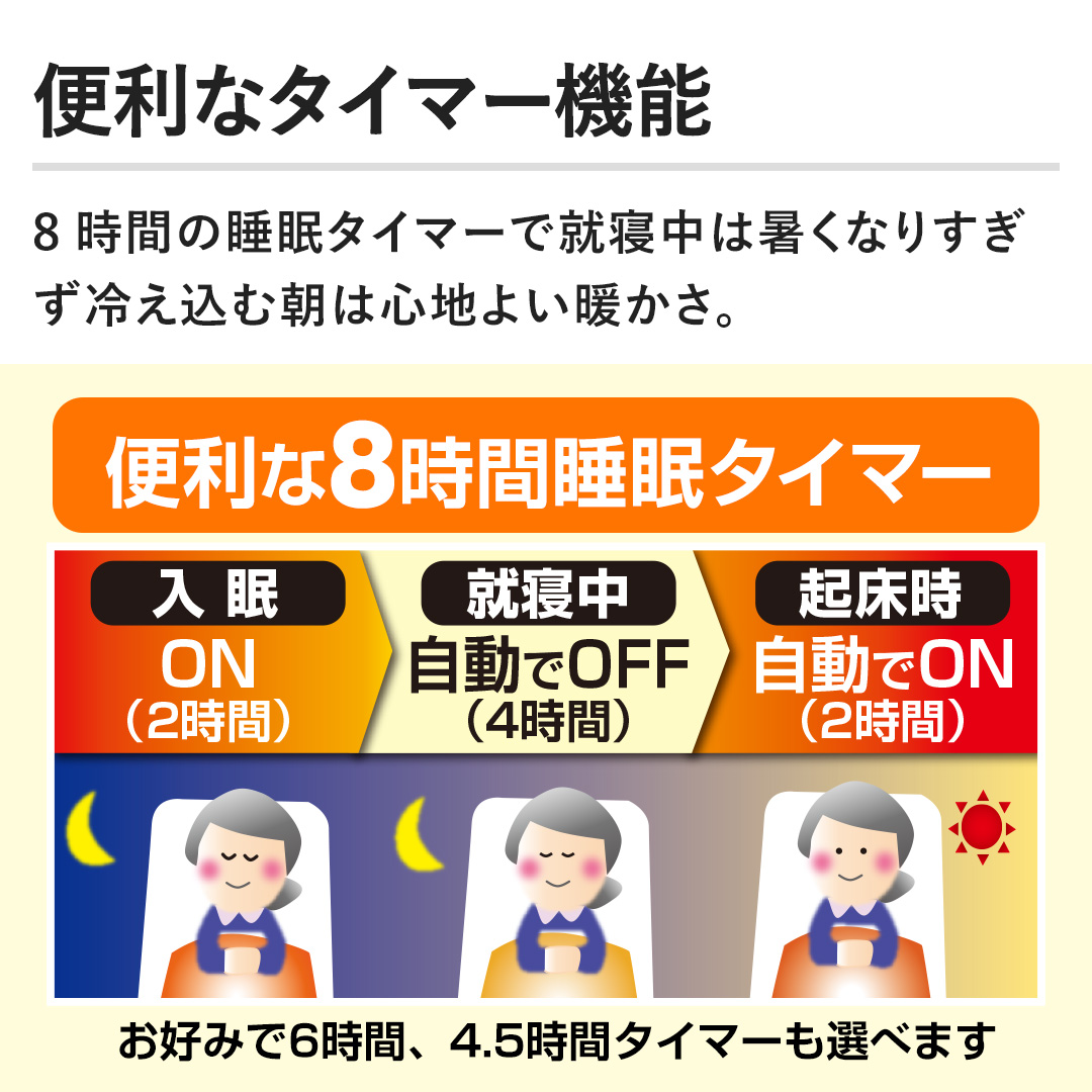 YAMAZEN 布団・快眠グッズ 洗えるふんわりあったか電気毛布