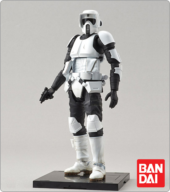 バンダイ プラモデル 1/12 スカウト・トルーパー & スピーダー・バイク