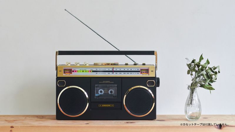 Bluetooth機能も搭載！80年代に大流行したラジカセを再現「ORION