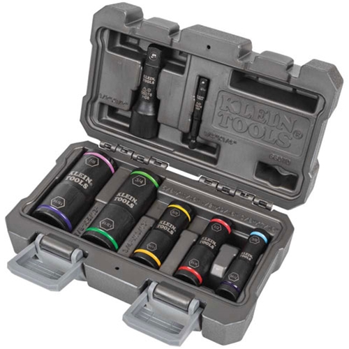 J Harlen Co. - Klein 7-Piece Flip Impact Socket Set 66070
