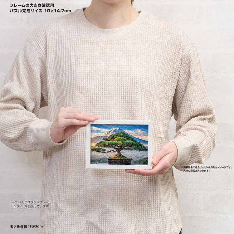 YAM-97-313 プリズムプチ 富士山と眺める盆栽 70ピース ［CP-WH