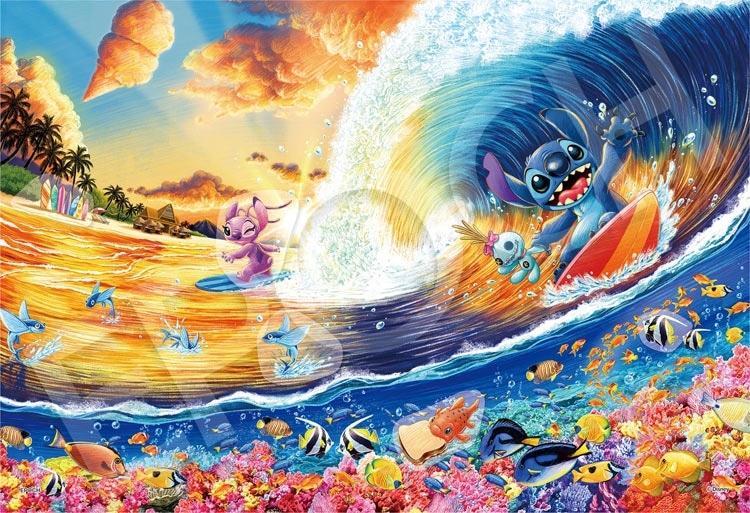 EPO-73-406s ディズニー Stitch -Sunset Surfing-（スティッチ -サン