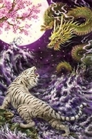 EPO-23-087 原井加代美 龍虎相搏つ～月華の図～ 2016ピース エポック社