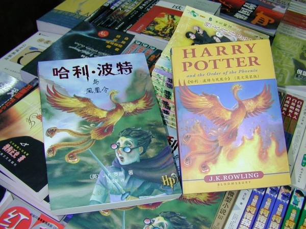 上海に登場した「ハリー・ポッター」第5巻の海…：ニセモノ？ぞろぞろ