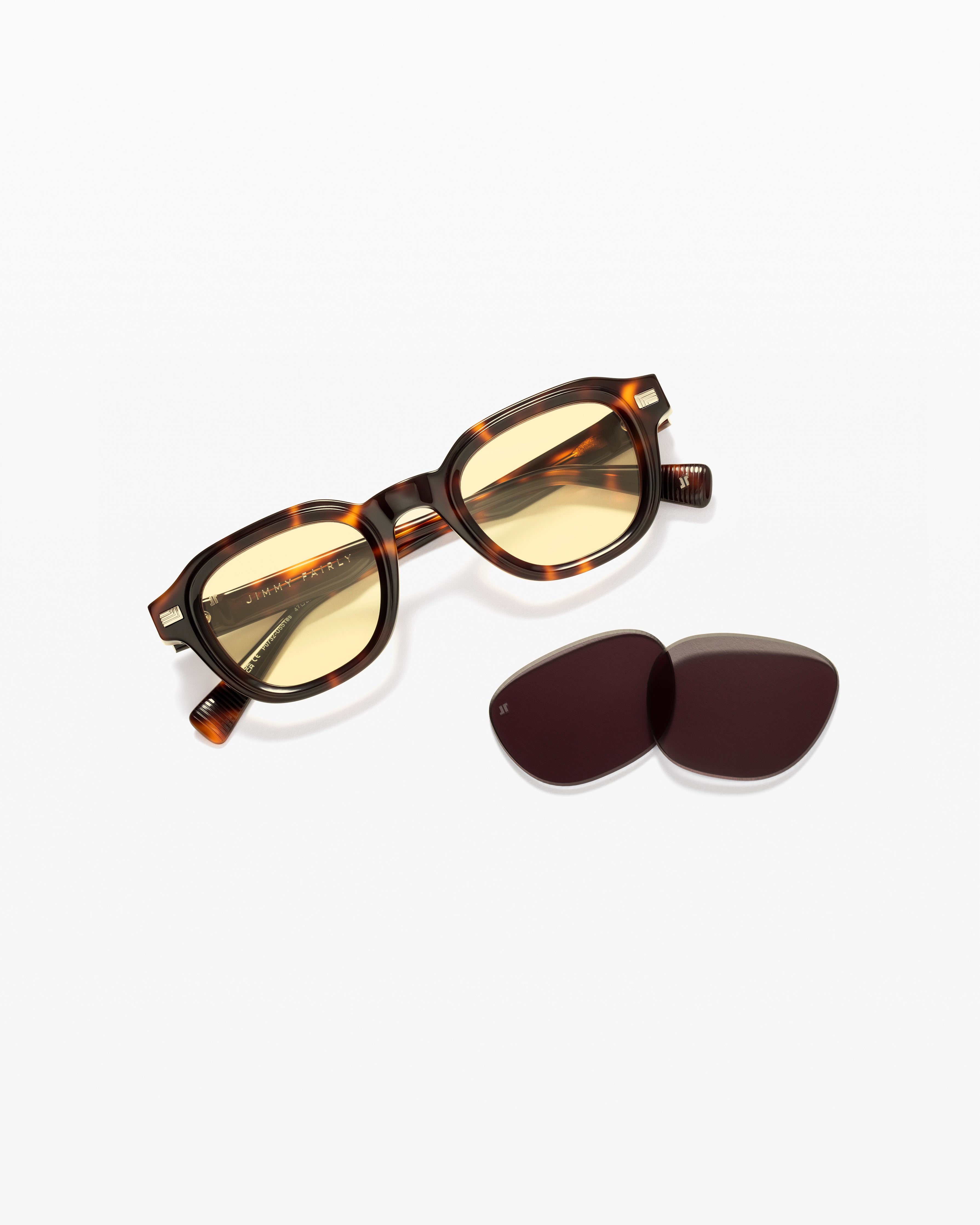 The Napoli Medium Men's Sunglasses in Tortoise | Jimmy Fairly US