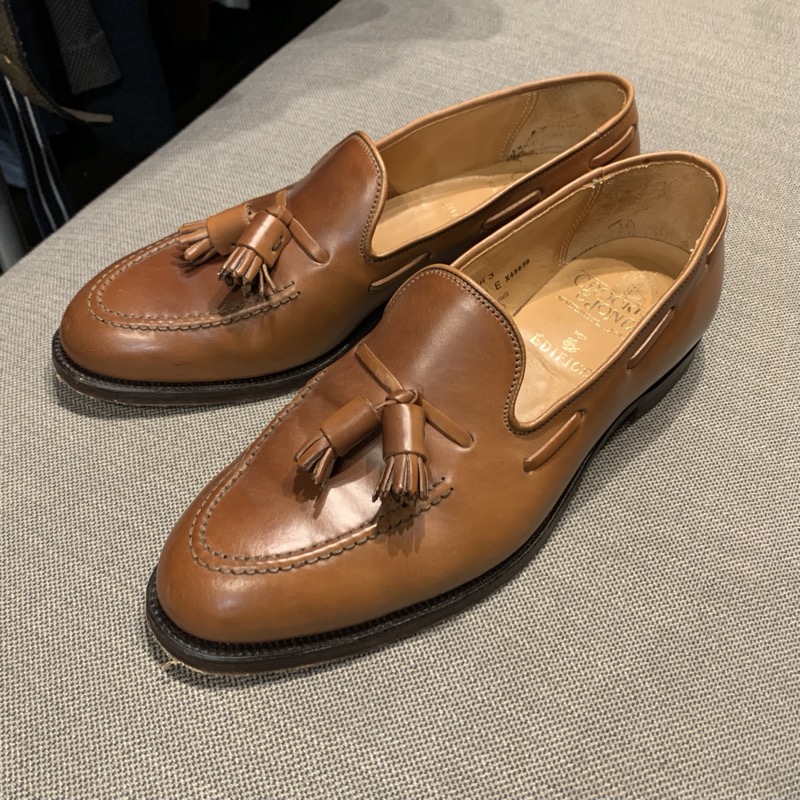 CROCKETT&JONES（クロケット＆ジョーンズ）のコードバン タッセル
