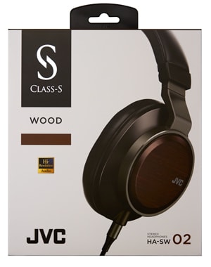 ステレオヘッドホン（バンドポータブルヘッドホン）WOOD 02（HA-SW02