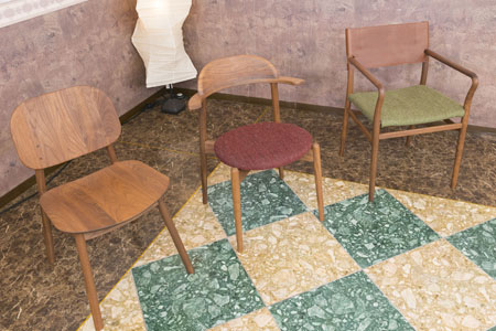 YU（MasterWal)3種のダイニングチェア アカセ木工：YU（MasterWal