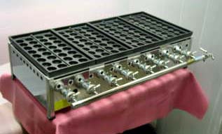 業務用たこ焼器 ジャンボ32穴 「揚げたこ」たこ焼器