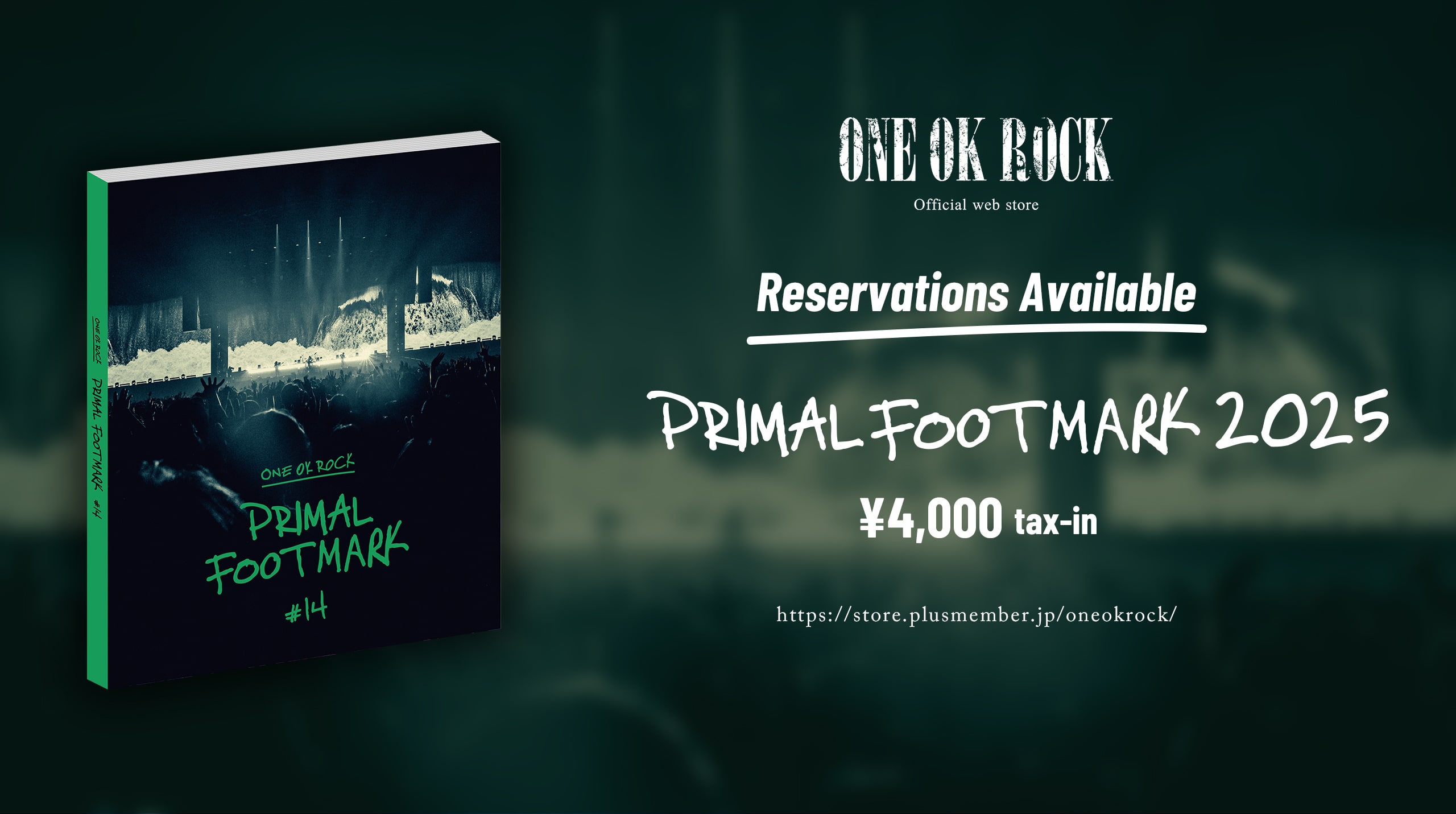 アート・デザイン・音楽 2025 ONE OK ROCK PRIMAL FOOTMARK #14 アート