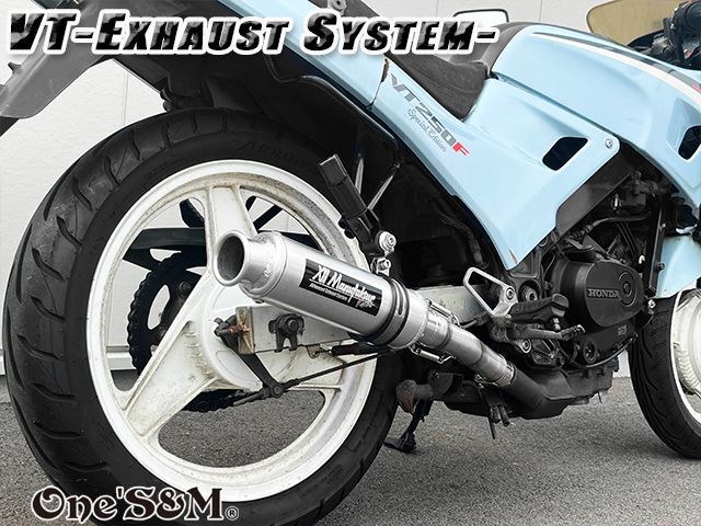 純正エキパイ専用 50.8mm マフラー中間パイプ付き VT250F VTZ250 FG FH