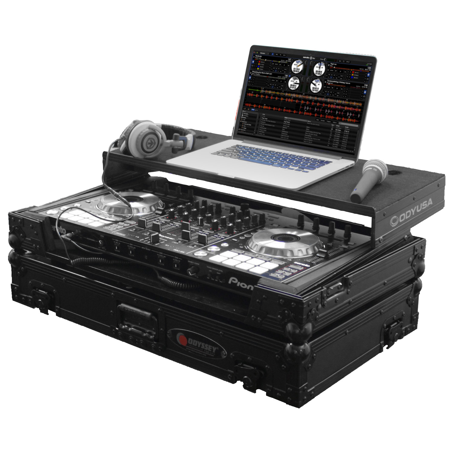 Black Pioneer DDJ-RX / SX / SX2 / SX3 / S1 / T1 Flight Case with