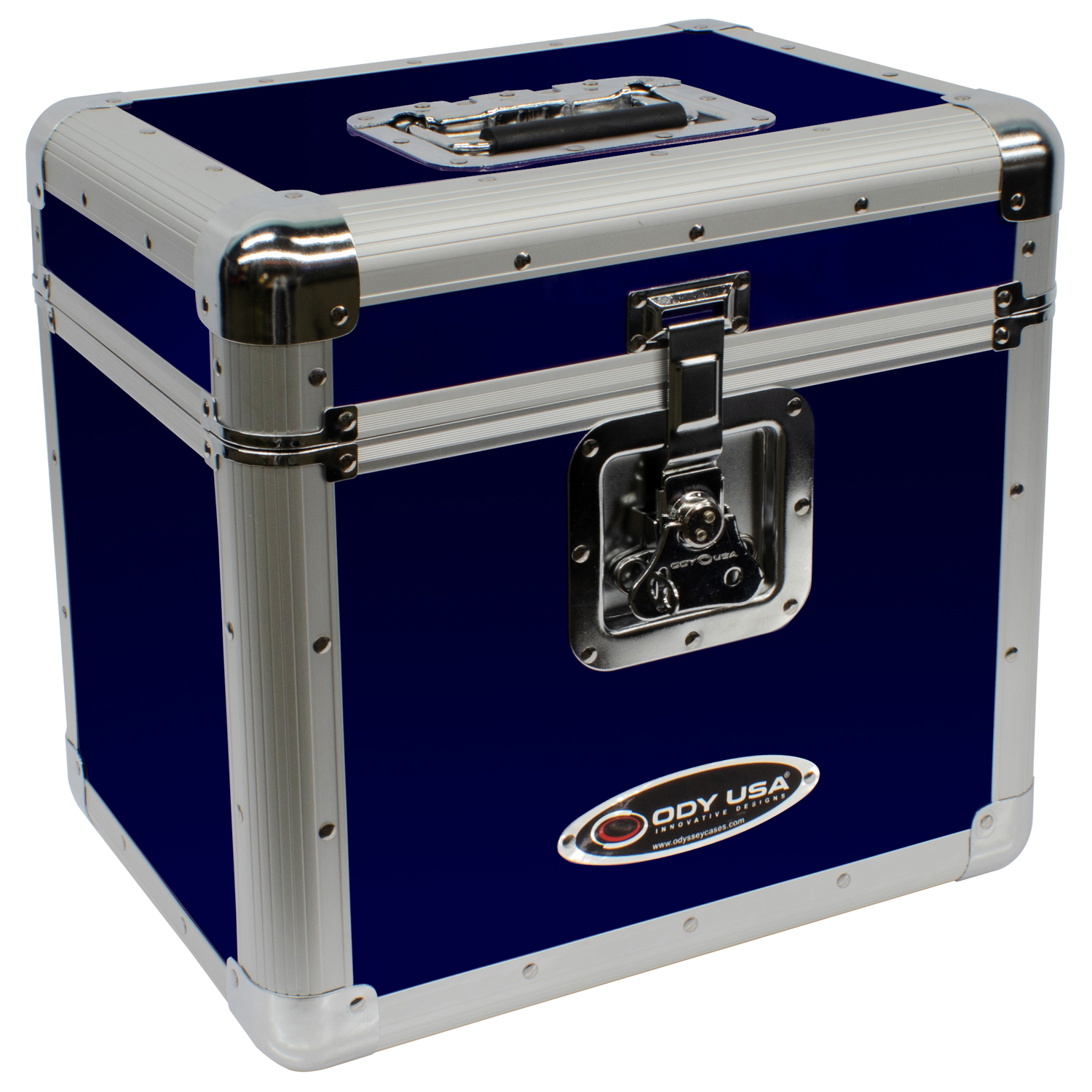 KROM Series Blue Stackable Record / Utility Case for 70 12