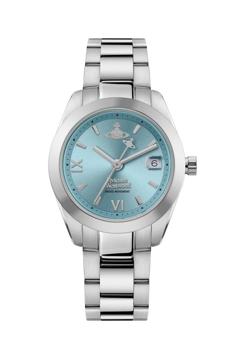 Vivienne Westwood Ladies Fenchurch Teal Dial Bracelet Watch VV292TQSL