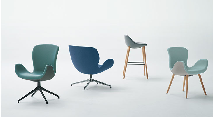 MG11BG-FRU7 オカムラ フロックス ハイバックチェア パイプホワイト脚