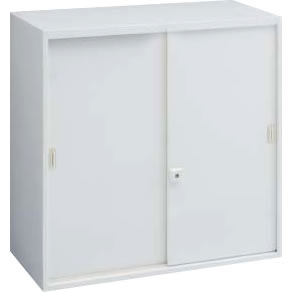 4H42ZZ-ZA75 オカムラ レクトライン 2枚引違い書庫 幅900 奥行400 高さ