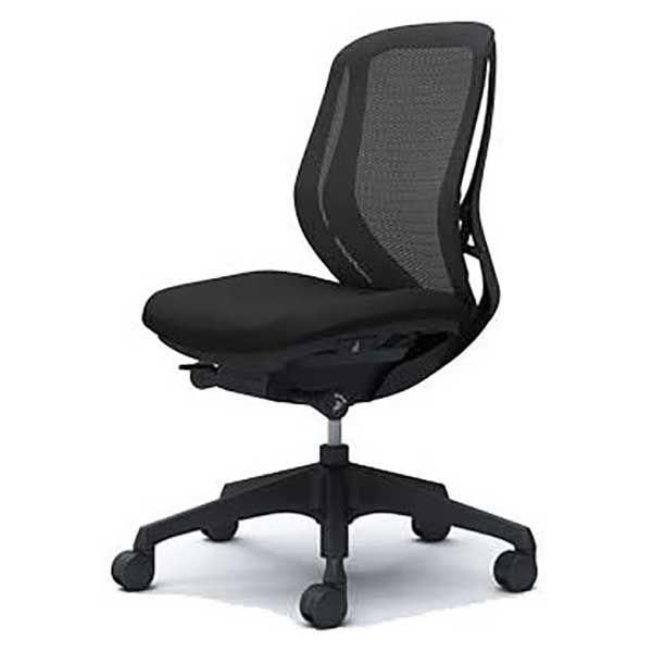 C631XR-FMP1 オカムラ シルフィー ローバック 背メッシュ ブラック 肘