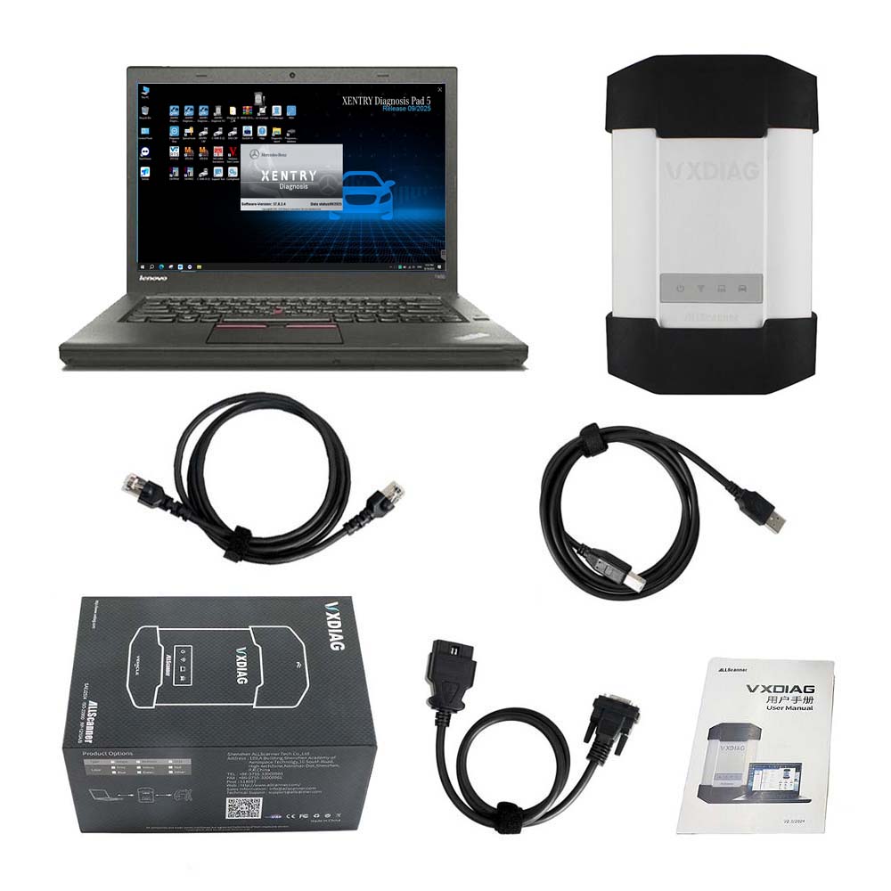 V2025.12 VXDIAG Mercedes Benz Xentry diagnosis VCI BENZ C6 DOIP