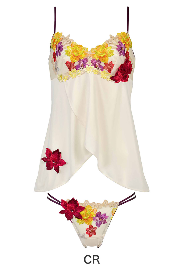 DTJ230｜ワコール サルート 30G セットアップ(キャミ＋Tバック) M/L