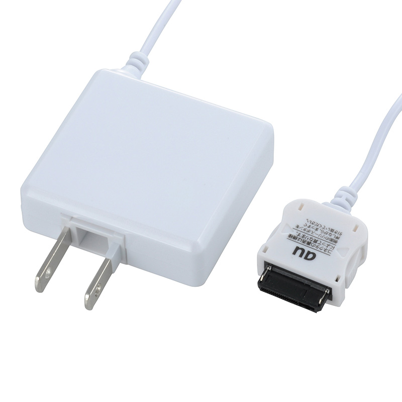 携帯電話用AC充電器 au専用 白 [品番]03-3158｜株式会社オーム電機