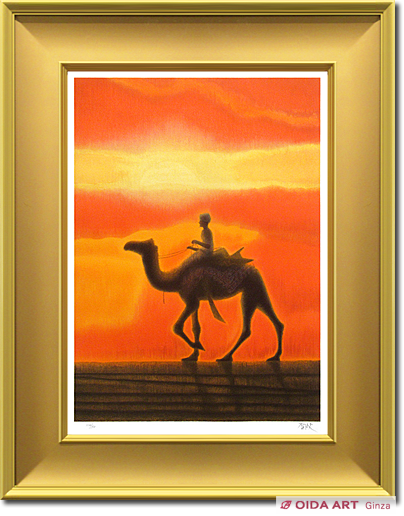 絵画『夕空』ヘイ平山画