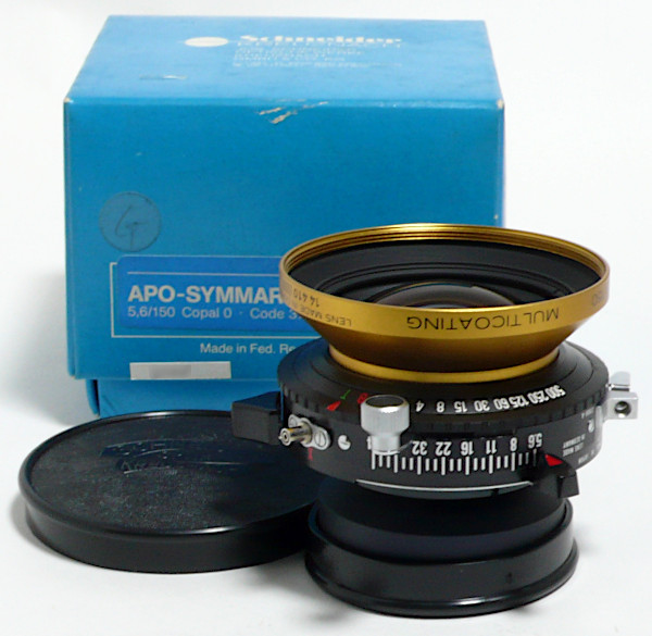 Schneider Gold Apo symmar 150/5.6 /OSカメラサ－ビス